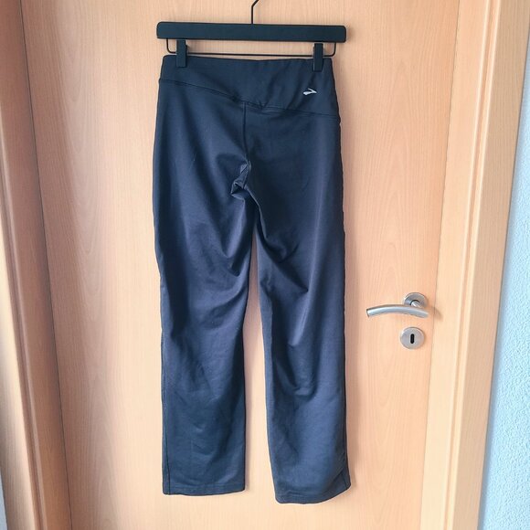 Brooks Black Venture Leggings Running Wide Leg Pants Size XS - Picture 4 of 5